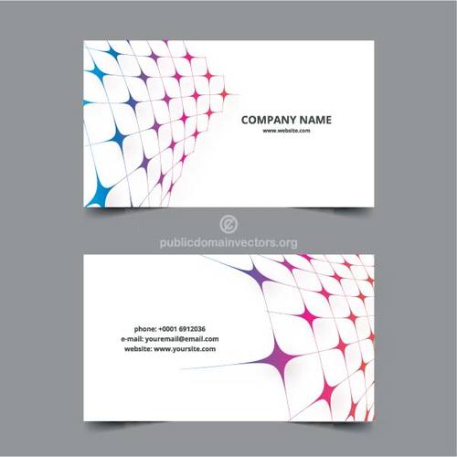 inkscape business card template download